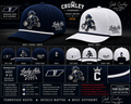 Crumley Standard™ Farragut Lady Admirals Rope Hat – Navy/White